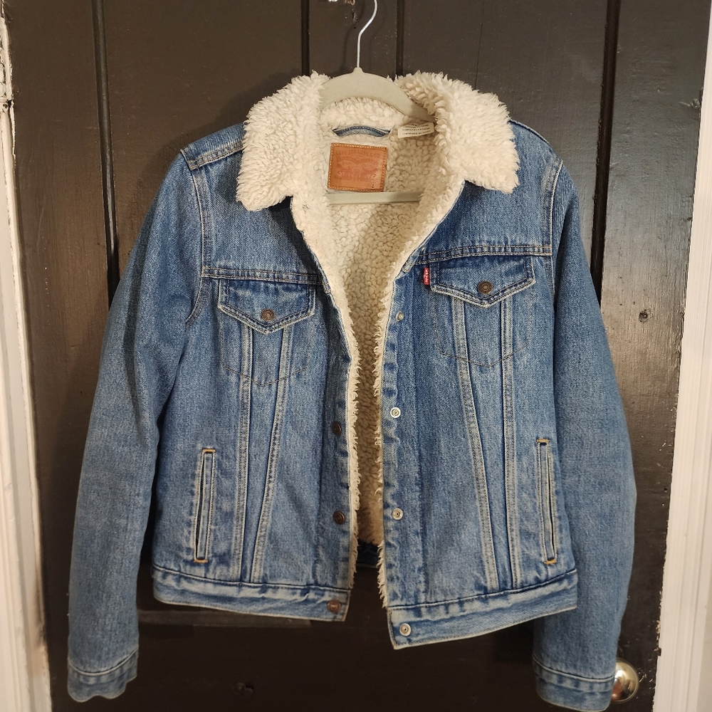 Levi's Denim Sherpa Lined Jacket